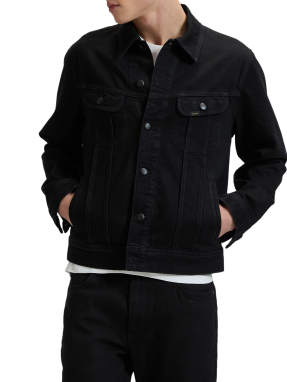 ΑΝΔΡΙΚΟ DENIM JACKET | Μαύρο XL