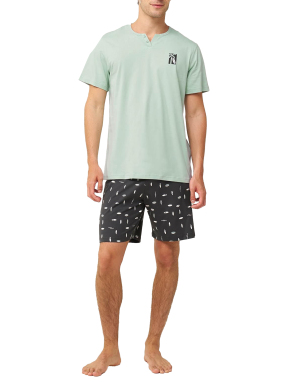 ΑΝΔΡΙΚΟ ΣΕΤ ΠΙΤΖΑΜΕΣ | Πράσινο XL