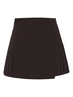 ΜΙΝΙ ΦΟΥΣΤΑ | Καφέ Σκούρο EU 40