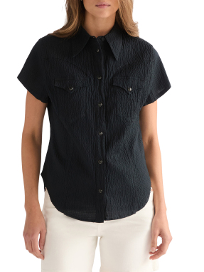 ΓΥΝΑΙΚΕΙΟ ΚΟΝΤΟΜΑΝΙΚΟ ΠΟΥΚΑΜΙΣΟ | Μαύρο S