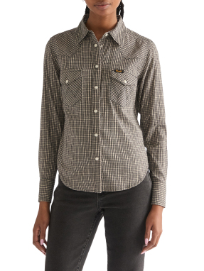 ΓΥΝΑΙΚΕΙΟ WESTERN ΠΟΥΚΑΜΙΣΟ | Γκρι Σκούρο S