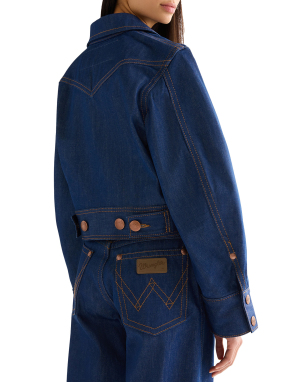 ΓΥΝΑΙΚΕΙΟ DENIM JACKET | Μπλε Σκούρο S