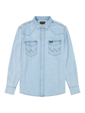 ΑΝΔΡΙΚΟ WESTERN ΠΟΥΚΑΜΙΣΟ | Γαλάζιο XL