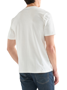 AMERICANA TEE WORN WHITE | Λευκό M
