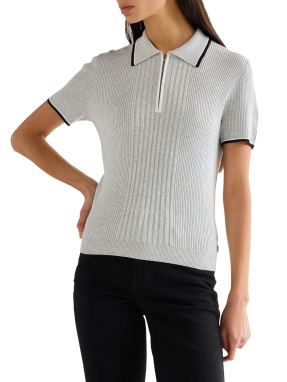 ΓΥΝΑΙΚΕΙΑ POLO ΜΠΛΟΥΖΑ | Γκρι S