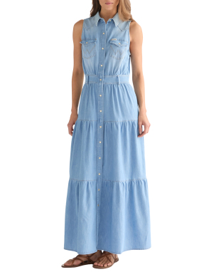 ΜΑΞΙ DENIM ΦΟΡΕΜΑ | Γαλάζιο S