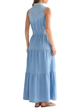 ΜΑΞΙ DENIM ΦΟΡΕΜΑ | Γαλάζιο S