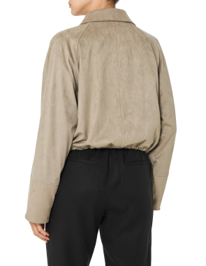 ΓΥΝΑΙΚΕΙΟ SUEDE JACKET | Μπεζ IT 44