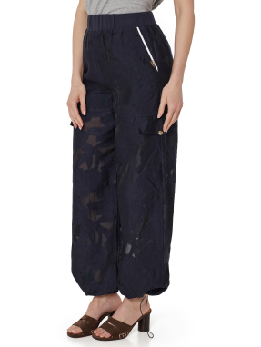 ΓΥΝΑΙΚΕΙΟ JACQUARD ΠΑΝΤΕΛΟΝΙ | Μπλε Σκούρο S