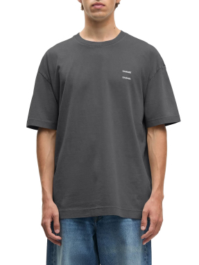 ΑΝΔΡΙΚΟ T-SHIRT SAJOEL | Γκρι Σκούρο XXL