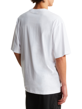 ΑΝΔΡΙΚΟ T-SHIRT LIQUID LOGO OVERSIZE | Λευκό FN4 XS