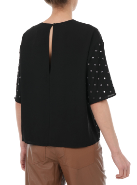 ΓΥΝΑΙΚΕΙΑ ΚΟΝΤΟΜΑΝΙΚΗ ΜΠΛΟΥΖΑ | Μαύρο IT 44