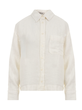 ΓΥΝΑΙΚΕΙΟ ΛΙΝΟ ΠΟΥΚΑΜΙΣΟ | Λευκό S