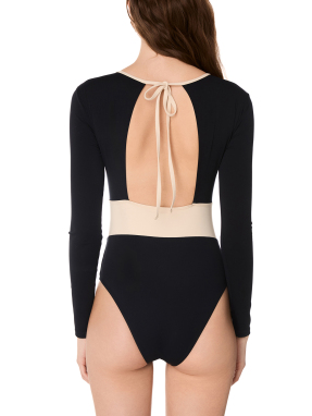 ΓΥΝΑΙΚΕΙΟ ΟΛΟΣΩΜΟ ΜΑΚΡΥΜΑΝΙΚΟ ΜΑΓΙΟ JORDAN | Μαύρο S