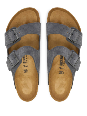 ΑΝΔΡΙΚΑ SUEDE ΣΑΝΔΑΛΙΑ ARIZONA | Γκρι Σκούρο 44