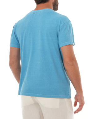 ΑΝΔΡΙΚΟ T-SHIRT ΜΕ ΤΣΕΠΗ | Μπλε XL