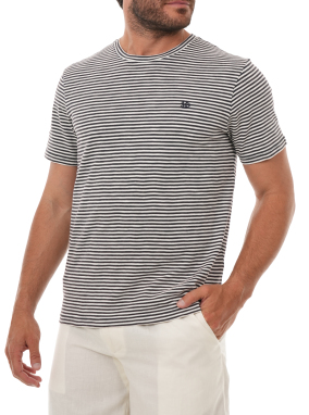 ΑΝΔΡΙΚΟ ΡΙΓΕ T-SHIRT | Μπλε Σκούρο XL