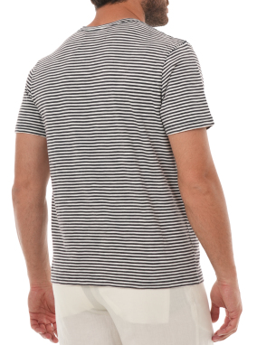 ΑΝΔΡΙΚΟ ΡΙΓΕ T-SHIRT | Μπλε Σκούρο XL