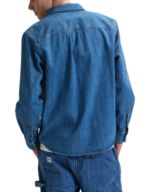ΑΝΔΡΙΚΟ DENIM ΠΟΥΚΑΜΙΣΟ WORKWEAR | Μπλε XL