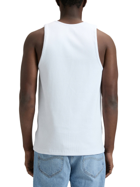 ΑΝΔΡΙΚΟ T-SHIRT RIBBED TANK | Λευκό M