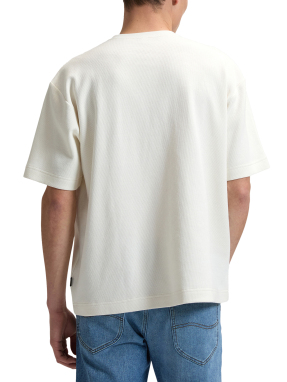 ΑΝΔΡΙΚΟ T-SHIRT HENLEY | Λευκό M