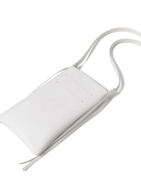 ΓΥΝΑΙΚΕΙΑ ΔΕΡΜΑΤΙΝΗ ΤΣΑΝΤΑ ΧΙΑΣΤΙ CROSS POCKET | Λευκό