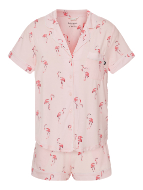 ΓΥΝΑΙΚΕΙΟ ΣΕΤ ΠΙΤΖΑΜΕΣ | Ροζ Ανοιχτό XS