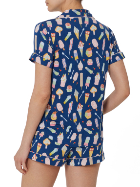 ΓΥΝΑΙΚΕΙΟ ΣΕΤ ΠΙΤΖΑΜΕΣ | Μπλε L