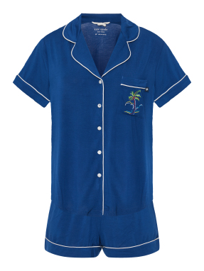 ΓΥΝΑΙΚΕΙΟ ΣΕΤ ΠΙΤΖΑΜΕΣ | Μπλε Σκούρο XS