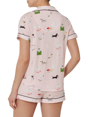 ΓΥΝΑΙΚΕΙΟ ΣΕΤ ΠΙΤΖΑΜΕΣ | Ροζ Ανοιχτό XS