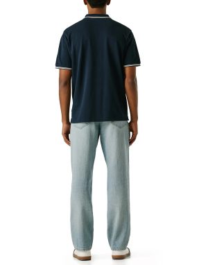 ΑΝΔΡΙΚΗ POLO ΜΠΛΟΥΖΑ CARSON | Μπλε Σκούρο XXL