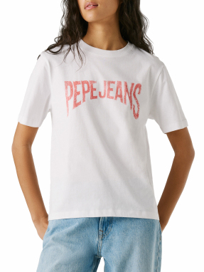 ΓΥΝΑΙΚΕΙΟ T-SHIRT ΜΕ ΛΟΓΟΤΥΠΟ | Λευκό S