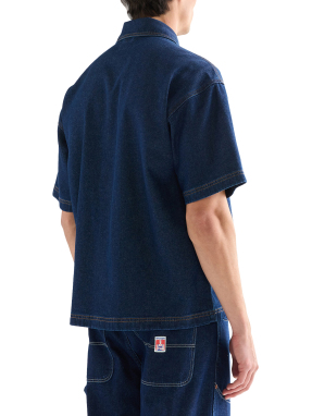 ΑΝΔΡΙΚΟ DENIM ΠΟΥΚΑΜΙΣΟ | Μπλε Σκούρο S
