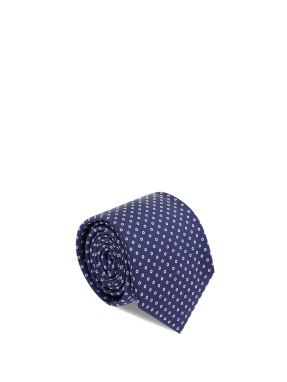 ΑΝΔΡΙΚΗ ΜΕΤΑΞΩΤΗ ΓΡΑΒΑΤΑ | Μπλε Σκούρο ONE SIZE