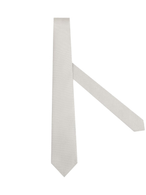 ΑΝΔΡΙΚΗ ΜΕΤΑΞΩΤΗ ΓΡΑΒΑΤΑ | Ασημί ONE SIZE