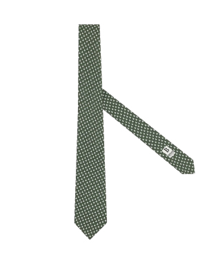 ΑΝΔΡΙΚΗ ΜΕΤΑΞΩΤΗ ΓΡΑΒΑΤΑ | Πράσινο Σκούρο ONE SIZE