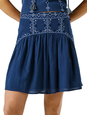 ΜΙΝΙ DENIM ΦΟΥΣΤΑ | Μπλε Σκούρο S