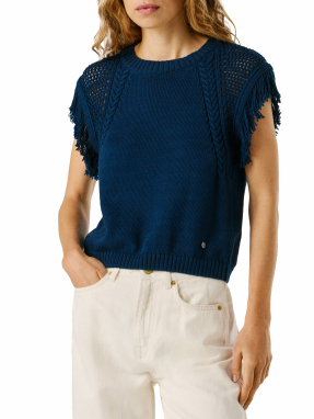 ΓΥΝΑΙΚΕΙΟ ΠΛΕΚΤΟ T-SHIRT | Μπλε Σκούρο S