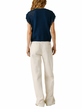 ΓΥΝΑΙΚΕΙΟ ΠΛΕΚΤΟ T-SHIRT | Μπλε Σκούρο S