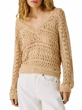 ΓΥΝΑΙΚΕΙΟ ΠΛΕΚΤΟ ΠΟΥΛΟΒΕΡ | Μπεζ S