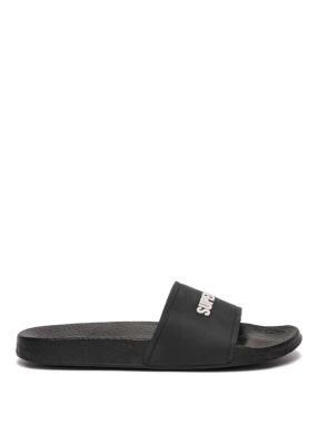 ΑΝΔΡΙΚΑ PREMIUM GRAPHIC POOL SLIDERS | Μαύρο 44/45