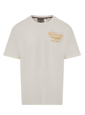 ΑΝΔΡΙΚΟ T-SHIRT HERITAGE BIKER | Λευκό XXXL