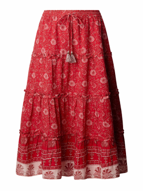 ΜΙΝΤΙ FLORAL ΦΟΥΣΤΑ | Κόκκινο XS