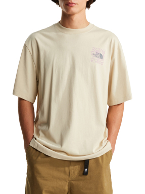 ΑΝΔΡΙΚΟ T-SHIRT SUN OVERSIZED GRAPHIC | Μπεζ DOM S