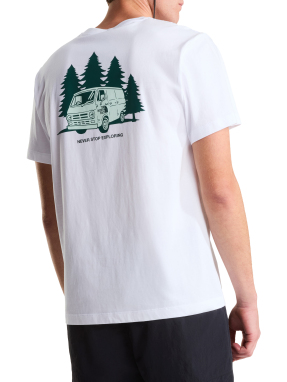 ΑΝΔΡΙΚΟ T-SHIRT VAN LIFE RELAXED GRAPHIC | Λευκό FN4 S
