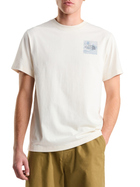 ΑΝΔΡΙΚΟ T-SHIRT MOUNTAIN ESCAPE RELAXED GRAPHIC | Λευκό QLI XL