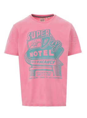 ΑΝΔΡΙΚΟ T-SHIRT ROADSIDE TRADE | Ροζ XL