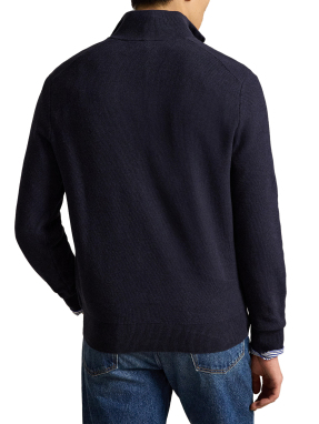 ΑΝΔΡΙΚΟ ΠΟΥΛΟΒΕΡ HALF-ZIP | Μπλε Σκούρο  XXL