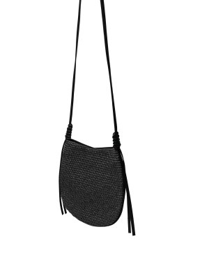 ΓΥΝΑΙΚΕΙΑ ΤΣΑΝΤΑ ΧΙΑΣΤΙ FLAT MESSENGER | Μαύρο