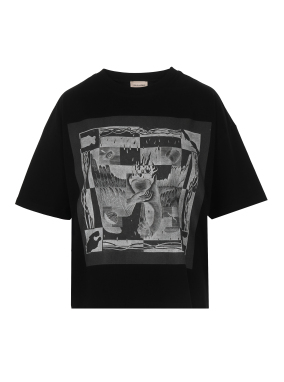 ΓΥΝΑΙΚΕΙΟ T-SHIRT SYNENOSIS | Μαύρο S